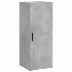 vidaXL Highboard Sideboard Cupboard Side Board Storage Cabinet Engineered Wood - concrete grey, 1 wood door - Additional view 6