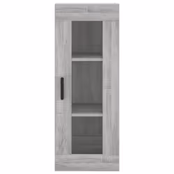 vidaXL Highboard Sideboard Tall Storage Cabinet Side Cabinet Engineered Wood - grey sonoma, 1 door - Additional view 7