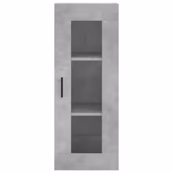 vidaXL Highboard Sideboard Cupboard Side Cabinet Concrete Grey Engineered Wood - Additional view 5