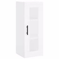 vidaXL Highboard Sideboard Cupboard Storage Cabinet White Engineered Wood - Additional view 4