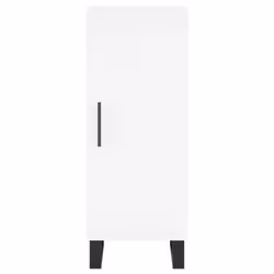 vidaXL Highboard Sideboard Cupboard Storage Cabinet White Engineered Wood - Additional view 7