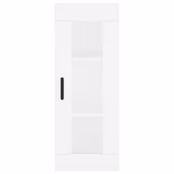 vidaXL Highboard Sideboard Tall Storage Cabinet Side Cabinet Engineered Wood - white, 3 drawers - Additional view 7