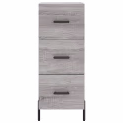 vidaXL Highboard Sideboard Tall Storage Cabinet Side Cabinet Engineered Wood - grey sonoma, 3 drawers - Additional view 5