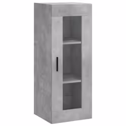 vidaXL Highboard Sideboard Cupboard Side Board Storage Cabinet Engineered Wood - concrete grey - Additional view 6