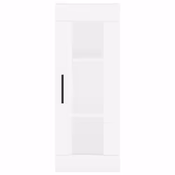 vidaXL Highboard Sideboard Cupboard Side Board Storage Cabinet Engineered Wood - white, 3 drawers - Additional view 7