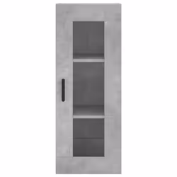 vidaXL Highboard Sideboard Tall Storage Cabinet Side Cabinet Engineered Wood - concrete grey, 3 shelves - Additional view 5