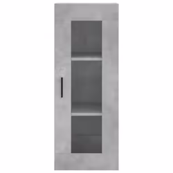 vidaXL Highboard Sideboard Cupboard Side Cabinet Concrete Grey Engineered Wood - Additional view 5