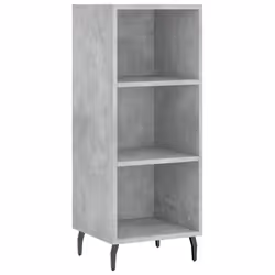 vidaXL Highboard Sideboard Cupboard Side Cabinet Concrete Grey Engineered Wood - Additional view 6