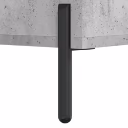 vidaXL Highboard Sideboard Tall Storage Cabinet Side Cabinet Engineered Wood - concrete grey, 1 glass door - Additional view 10