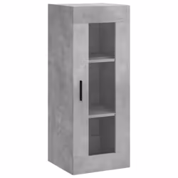 vidaXL Highboard Sideboard Cupboard Side Cabinet Concrete Grey Engineered Wood - Additional view 4
