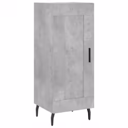 vidaXL Highboard Sideboard Cupboard Side Cabinet Concrete Grey Engineered Wood - Additional view 6