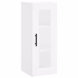 vidaXL Highboard Sideboard Cupboard Storage Cabinet White Engineered Wood - Additional view 4