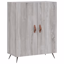 vidaXL Highboard Sideboard Tall Storage Cabinet Side Cabinet Engineered Wood - grey sonoma, 2 doors - Additional view 6