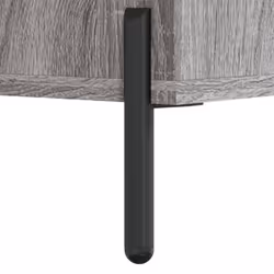 vidaXL Highboard Sideboard Storage Cabinet High Gloss White Engineered Wood - grey sonoma - Additional view 10