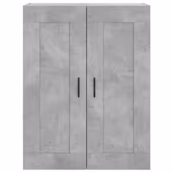 vidaXL Highboard Sideboard Cupboard Side Board Storage Cabinet Engineered Wood - concrete grey, 2 doors - Additional view 5