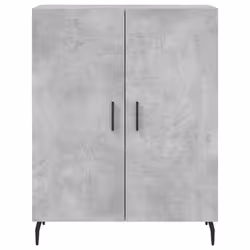 vidaXL Highboard Sideboard Cupboard Side Board Storage Cabinet Engineered Wood - concrete grey, 2 doors - Additional view 7