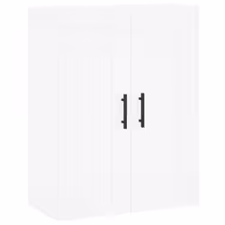 vidaXL Highboard Sideboard Tall Storage Cabinet Side Cabinet Engineered Wood - white, 2 doors - Additional view 4