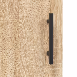 vidaXL Highboard Sideboard Tall Storage Cabinet Side Cabinet Engineered Wood - sonoma oak, 2 doors - Additional view 9