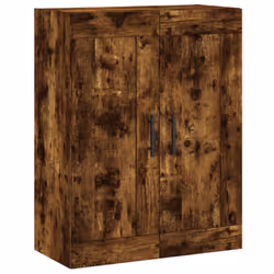 vidaXL Highboard Sideboard Cupboard Side Cabinet Smoked Oak Engineered Wood