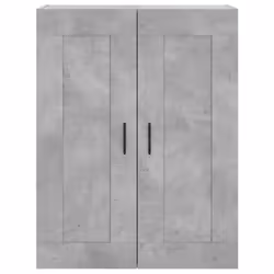 vidaXL Highboard Sideboard Cupboard Side Board Storage Cabinet Engineered Wood - concrete grey, 3 drawers - Additional view 5