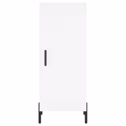 vidaXL Highboard Sideboard Tall Storage Cabinet Side Cabinet Engineered Wood - white, 1 door - Additional view 5