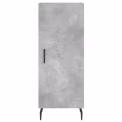 vidaXL Highboard Sideboard Tall Storage Cabinet Side Cabinet Engineered Wood - concrete grey, 1 door - Additional view 5