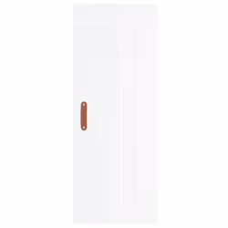 vidaXL Highboard Sideboard Tall Storage Cabinet Side Cabinet Engineered Wood - high gloss white, 3 drawers - Additional view 6