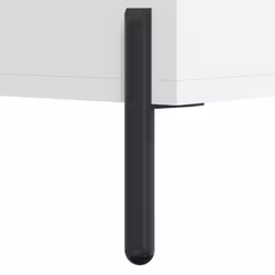 vidaXL Highboard Sideboard Tall Storage Cabinet Side Cabinet Engineered Wood - white, 3 drawers - Additional view 10