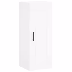 vidaXL Highboard Sideboard Tall Storage Cabinet Side Cabinet Engineered Wood - white, 3 drawers - Additional view 7