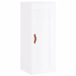 vidaXL Highboard Sideboard Storage Cabinet High Gloss White Engineered Wood - Additional view 6
