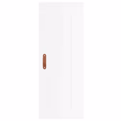 vidaXL Highboard Sideboard Storage Cabinet High Gloss White Engineered Wood - Additional view 7