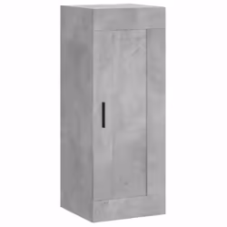 vidaXL Highboard Sideboard Tall Storage Cabinet Side Cabinet Engineered Wood - concrete grey, 1 glass door - Additional view 7