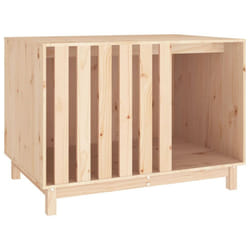 vidaXL Solid Wood Pine Dog House Dog Cage Pet House Cabin Multi Colours/Sizes - Brown, 100 x 70 x 72 cm