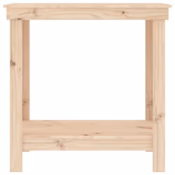 vidaXL Solid Wood Pine Work Bench Working Storage Table Multi Colours/Sizes - brown, 80 x 50 x 80 cm - Additional view 4