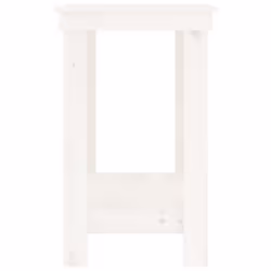 vidaXL Solid Wood Pine Work Bench Working Storage Table Multi Colours/Sizes - white, 80 x 50 x 80 cm - Additional view 5