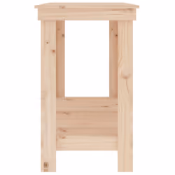 vidaXL Solid Wood Pine Work Bench Working Storage Table Multi Colours/Sizes - brown, 140 x 50 x 80 cm - Additional view 5