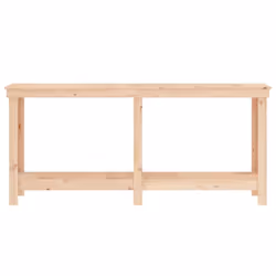 vidaXL Solid Wood Pine Work Bench Working Storage Table Multi Colours/Sizes - brown, 180 x 50 x 80 cm - Additional view 4