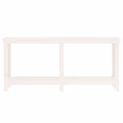vidaXL Solid Wood Pine Work Bench Working Storage Table Multi Colours/Sizes - white, 180 x 50 x 80 cm - Additional view 4