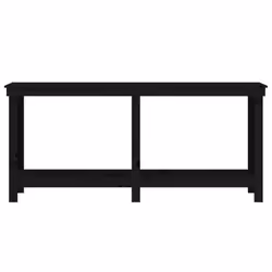 vidaXL Solid Wood Pine Work Bench Working Storage Table Multi Colours/Sizes - black, 180 x 50 x 80 cm - Additional view 4