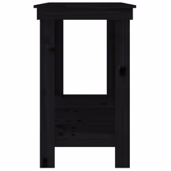 vidaXL Solid Wood Pine Work Bench Working Storage Table Multi Colours/Sizes - black, 180 x 50 x 80 cm - Additional view 5