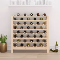 vidaXL Solid Wood Pine Wine Rack Alcohol Rack Bottle Holder Shelf Multi Models - 109.5 x 30 x 107.5 cm