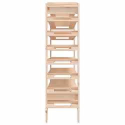 vidaXL Solid Wood Pine Wine Rack Alcohol Rack Bottle Holder Shelf Multi Models - 109.5 x 30 x 107.5 cm - Additional view 5