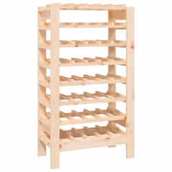 vidaXL Solid Wood Pine Wine Rack Alcohol Rack Bottle Holder Shelf Multi Models - 61.5 x 30 x 107.5 cm