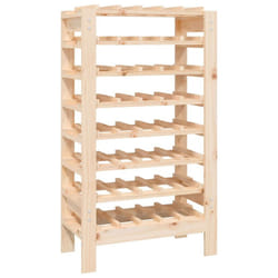 vidaXL Solid Wood Pine Wine Rack Alcohol Rack Bottle Holder Shelf Multi Models - 61.5 x 30 x 107.5 cm