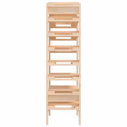 vidaXL Solid Wood Pine Wine Rack Alcohol Rack Bottle Holder Shelf Multi Models - 61.5 x 30 x 107.5 cm - Additional view 5
