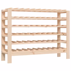 vidaXL Solid Wood Pine Wine Rack Alcohol Rack Bottle Holder Shelf Multi Models - 109.5 x 30 x 82 cm