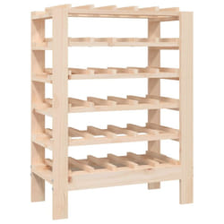 vidaXL Solid Wood Pine Wine Rack Alcohol Rack Bottle Holder Shelf Multi Models - 61.5 x 30 x 82 cm
