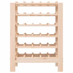 vidaXL Solid Wood Pine Wine Rack Alcohol Rack Bottle Holder Shelf Multi Models - 61.5 x 30 x 82 cm - Additional view 4