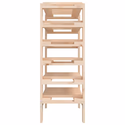 vidaXL Solid Wood Pine Wine Rack Alcohol Rack Bottle Holder Shelf Multi Models - 61.5 x 30 x 82 cm - Additional view 5