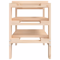 vidaXL Solid Wood Pine Wine Rack Alcohol Rack Bottle Holder Shelf Multi Models - 61.5 x 30 x 42 cm - Additional view 4